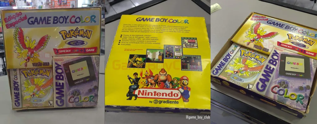 bundle Game Boy Color Pokémon Gold